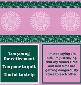 Drinks on Me coasters Napkin: I'm Old