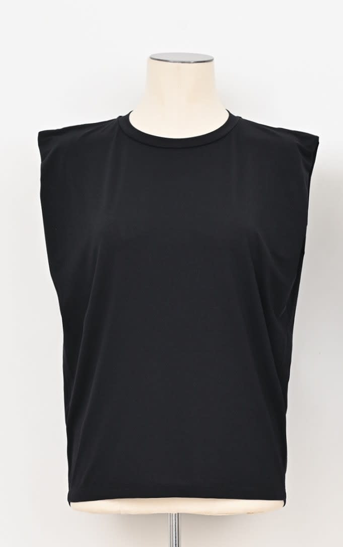 Molly Bracken Black Ladies Knitted Tee