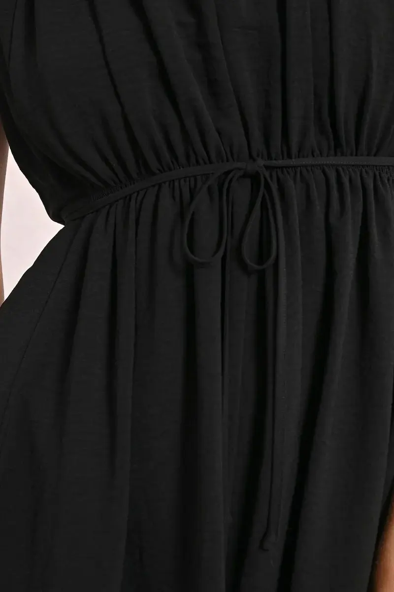 Molly Bracken Black Ladies Woven Dress