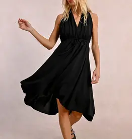 Molly Bracken Black Ladies Woven Dress