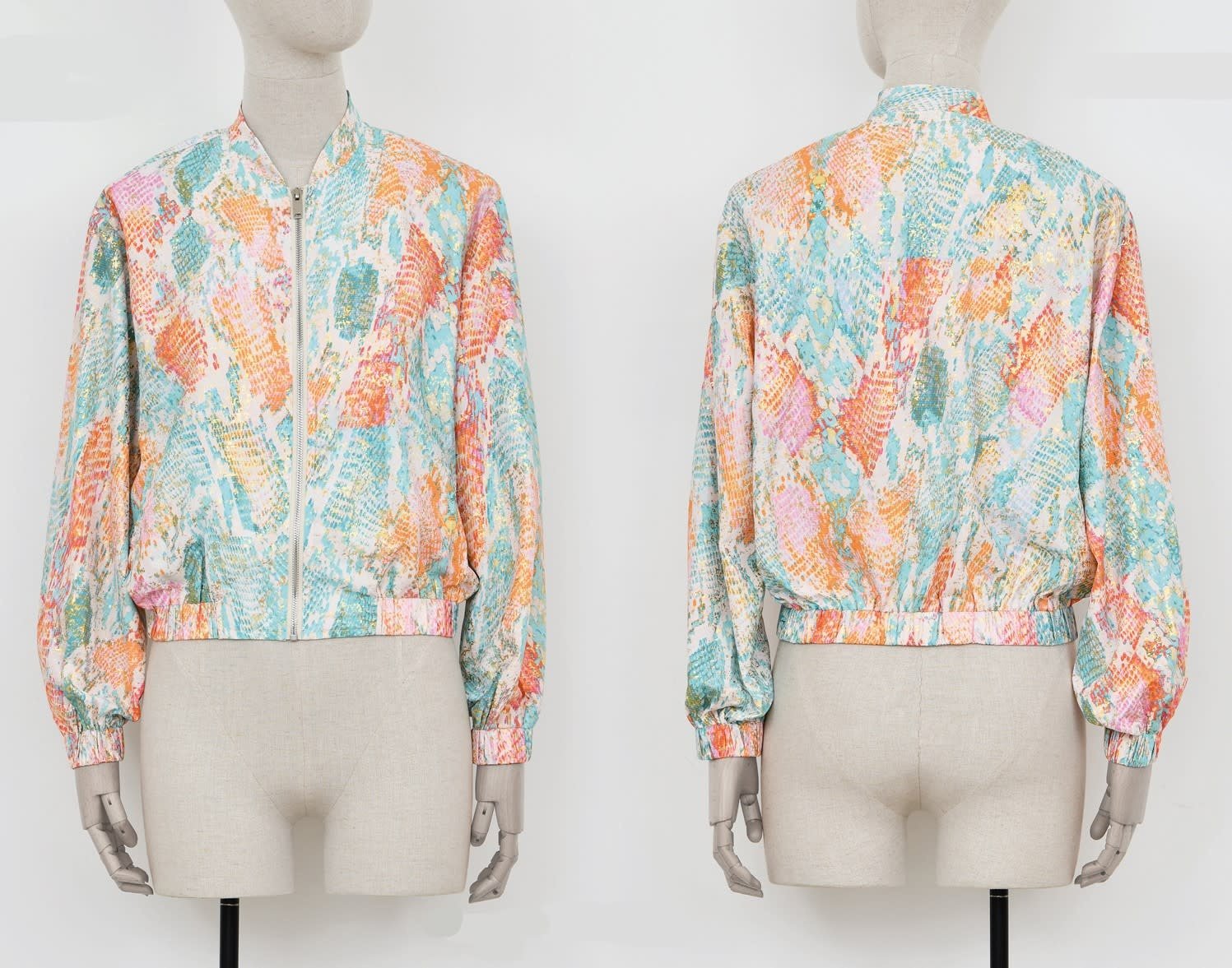 Molly Bracken Turquoise Jazz Ladies Woven Jacket