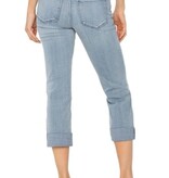 Liverpool Los Angeles charlie crop wide rolled cuff 24in ins