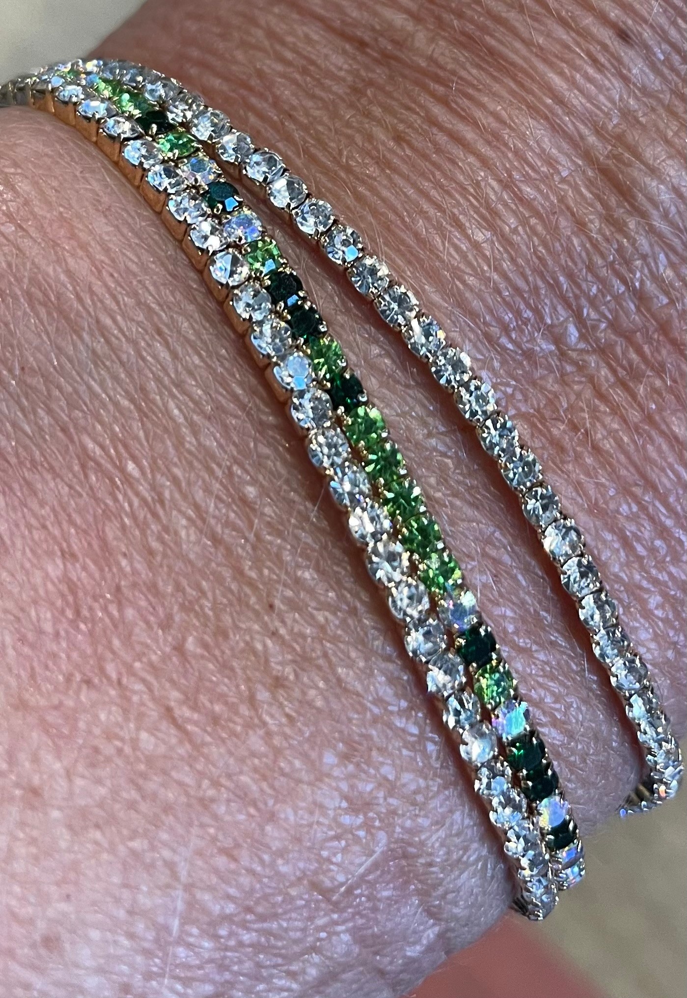 FLEURISH Thin Stretch Bracelet (various colors/styles available) *crystals