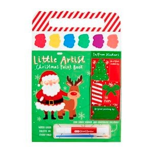 Mudpie GREEN XMAS WATERCOLOR BOOK