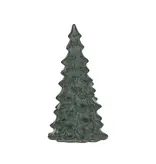 FLEURISH Large Dark Green Reactive Glaze Stoneware Tree