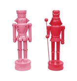 FLEURISH Pink Nutcracker with Gold Finish Accents Choice of 2 Styles