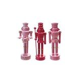 FLEURISH Pink or Red Nutcracker Shaped Taper Holder Choice of 3 Styles