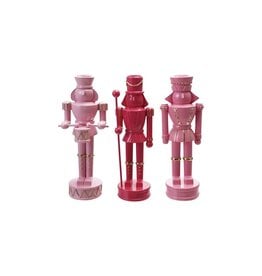 FLEURISH Pink or Red Nutcracker Shaped Taper Holder Choice of 3 Styles