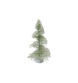 FLEURISH 6.5" Sage Bottle Brush Tree with Wood Base