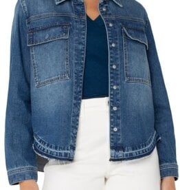 Liverpool Los Angeles split back shirt jacket