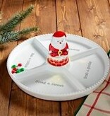 Mudpie Santa Chimney Musical Light-Up Sitter