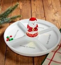 Mudpie Santa Chimney Musical Light-Up Sitter