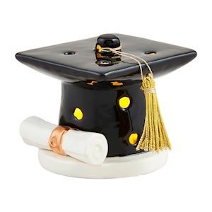 Mudpie Grad Cap Light-Up Sitter