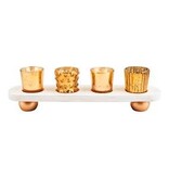 Mudpie Gold Votive Display Set