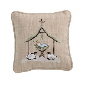Mudpie Manger Mini Pillow
