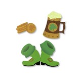 Mudpie St. Pat's Beer Stein Magnets S/3