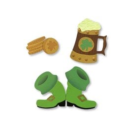 Mudpie St. Pat's Beer Stein Magnets S/3