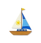 Roeda Studio Sailboat Magnet