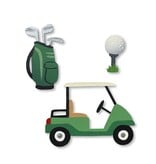 Roeda Studio Golfing Magnets S/3