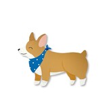 Roeda Studio Corgi w/ Bandana