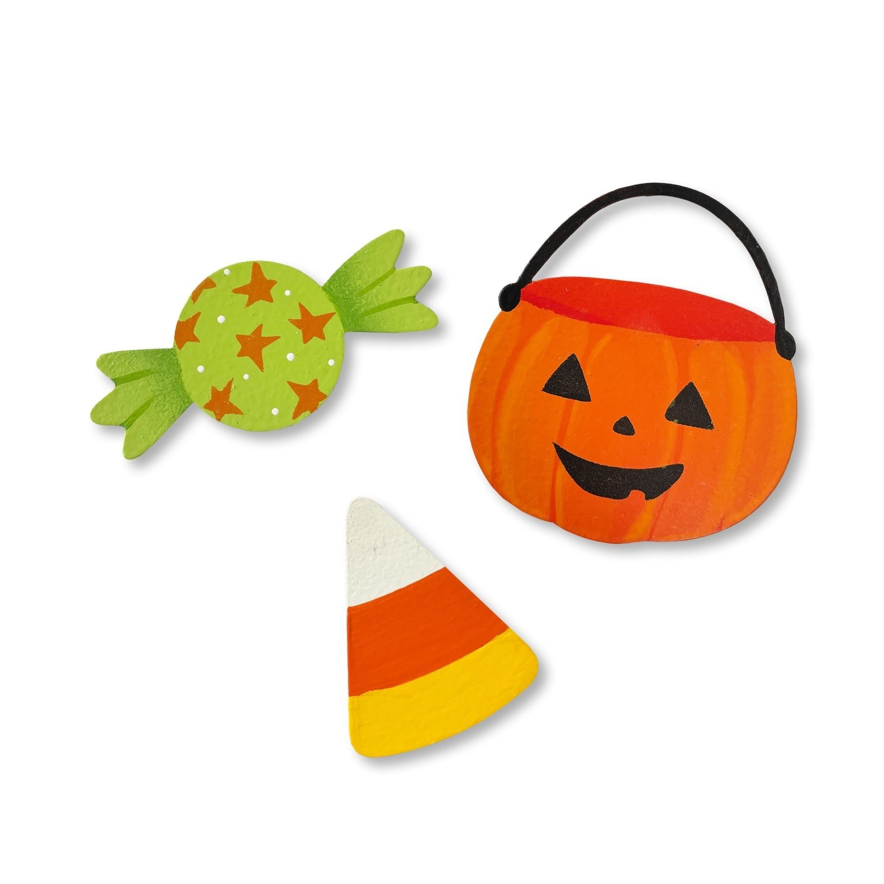 Roeda Studio Halloween Candy Bucket Magnets S/3