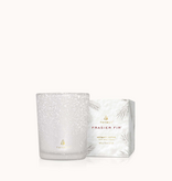 Thymes Flocked Votive Candle Frasier Fir (boxed)