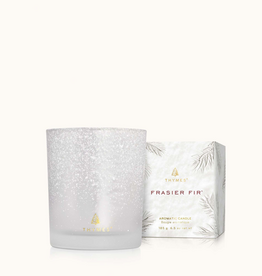 Thymes Flocked Poured Candle (6.5oz) Frasier Fir (boxed)