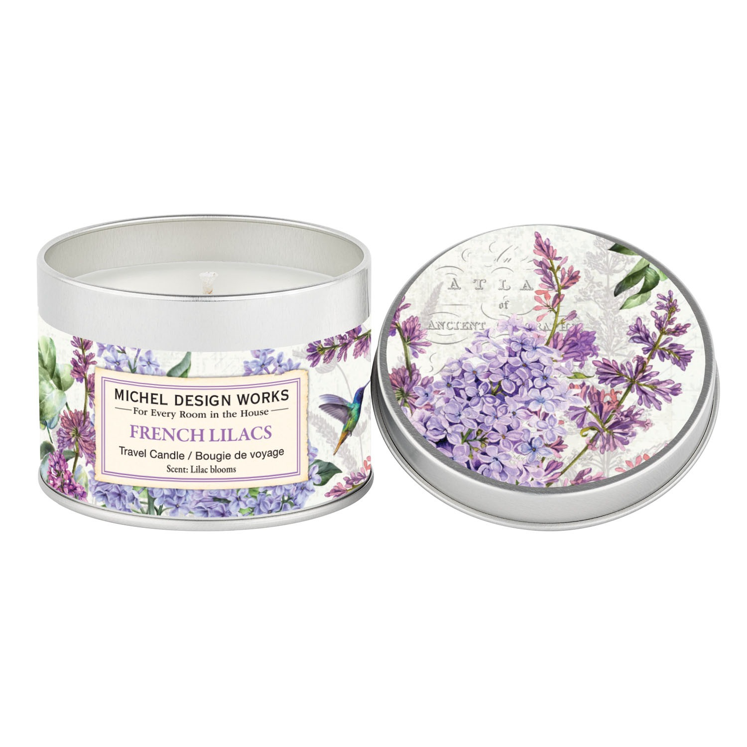 Michel Design Works MDW French Lilacs Travel Candle