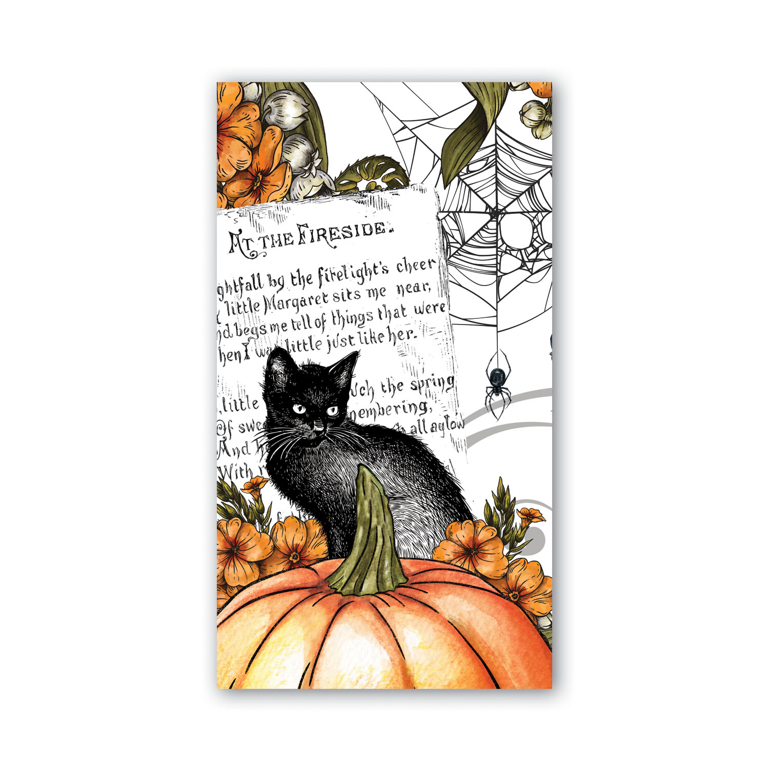 Michel Design Works Trick or Treat Hostess Napkin