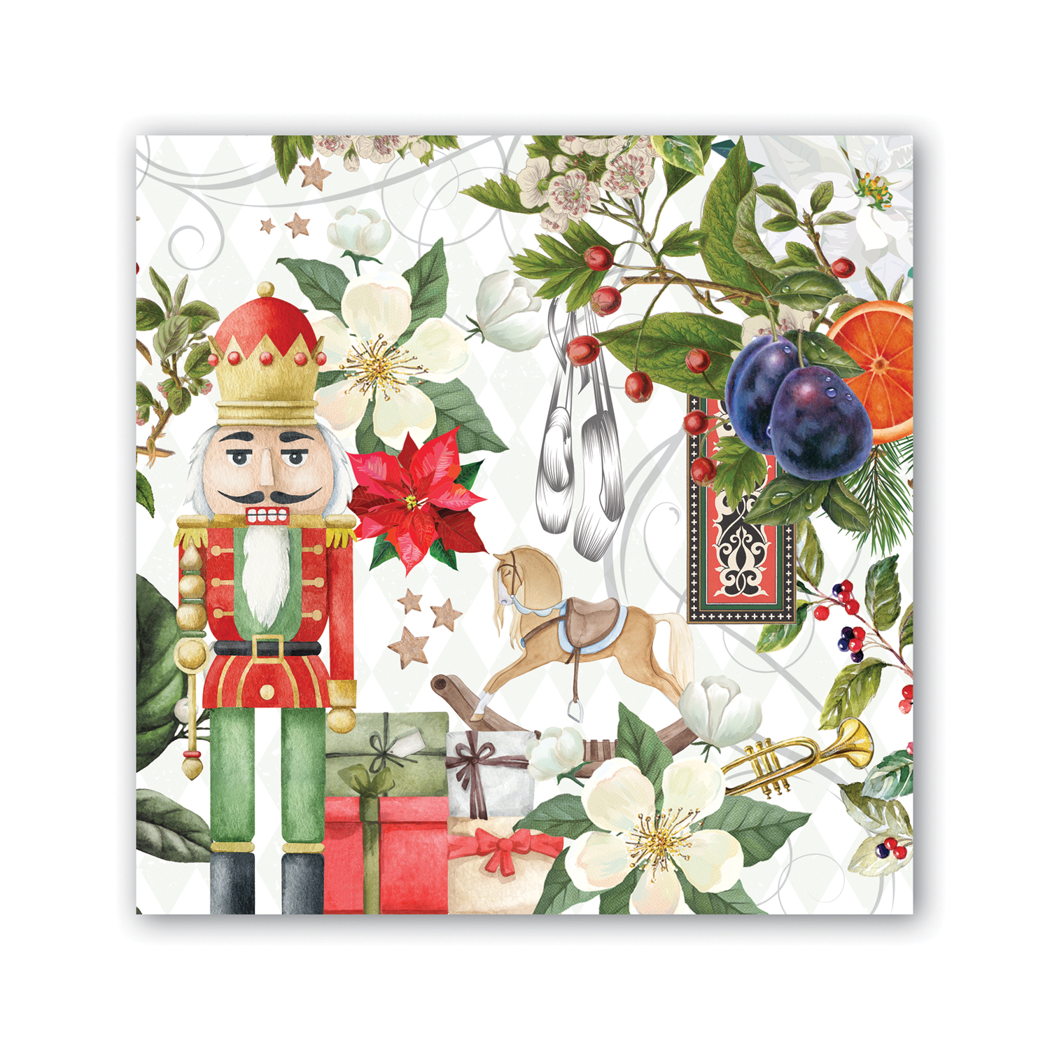 Michel Design Works Nutcracker Suite Cocktail Napkin