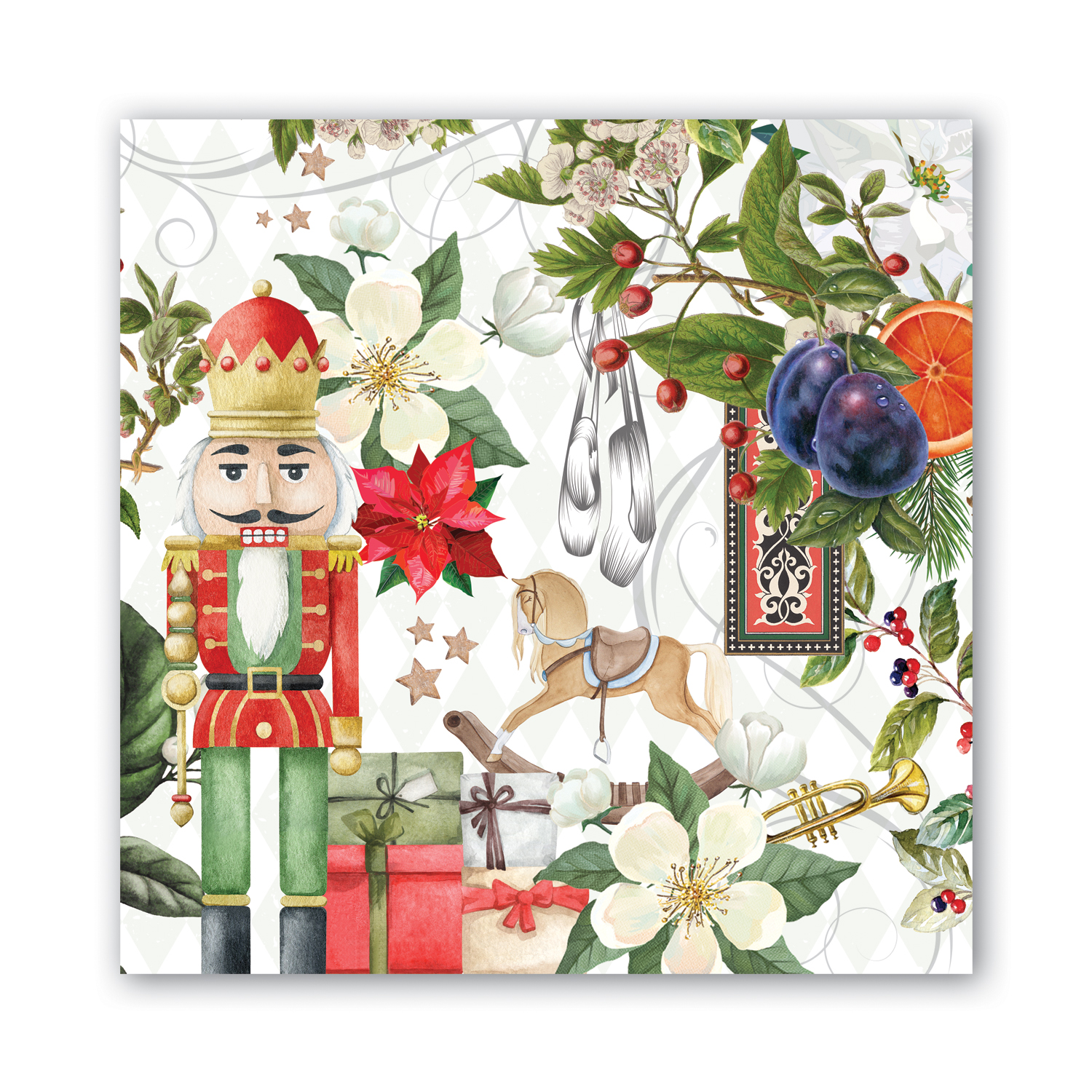 Michel Design Works Nutcracker Suite Luncheon Napkin