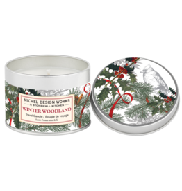 Michel Design Works Winter Woodland Travel Candle