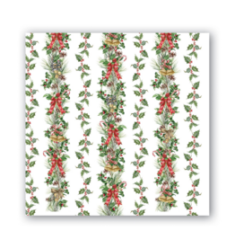 Michel Design Works MDW Holiday Garland Cocktail Napkin