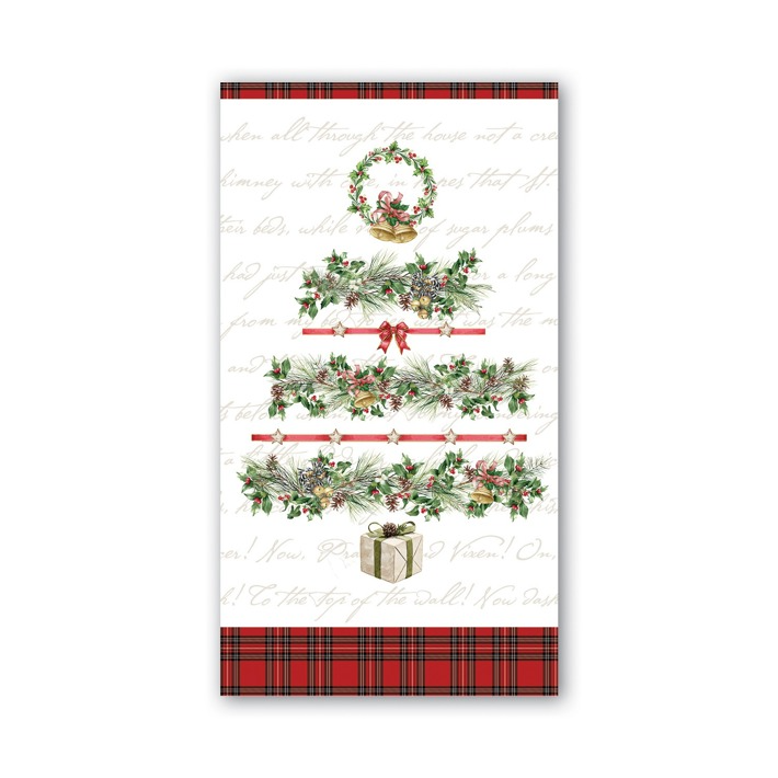 Michel Design Works MDW Holiday Garland Hostess Napkin