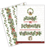 Michel Design Works MDW Holiday Garland Kitchen Towel Set of 2