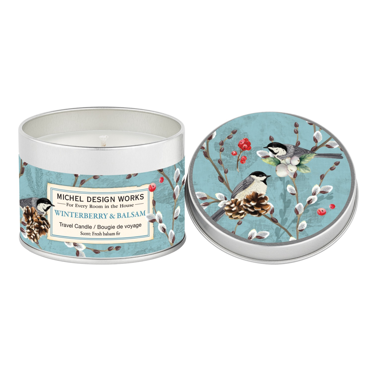 Michel Design Works MDW Winterberry & Balsam Travel Candle