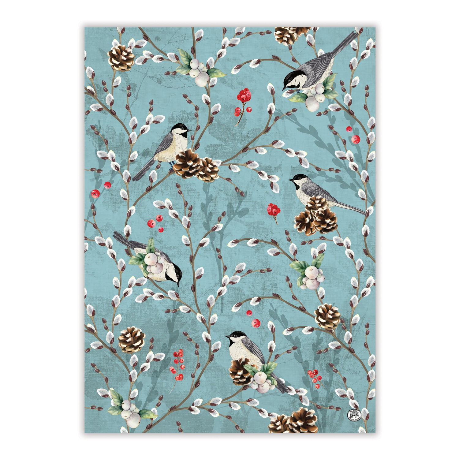 Michel Design Works MDW Winterberry & Balsam Kitchen Towel