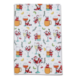 Stonewall Kitchen Tea Towel Cocktails with Santa