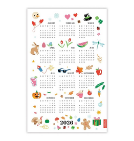 Stonewall Kitchen Tea Towel 2026 Calendar