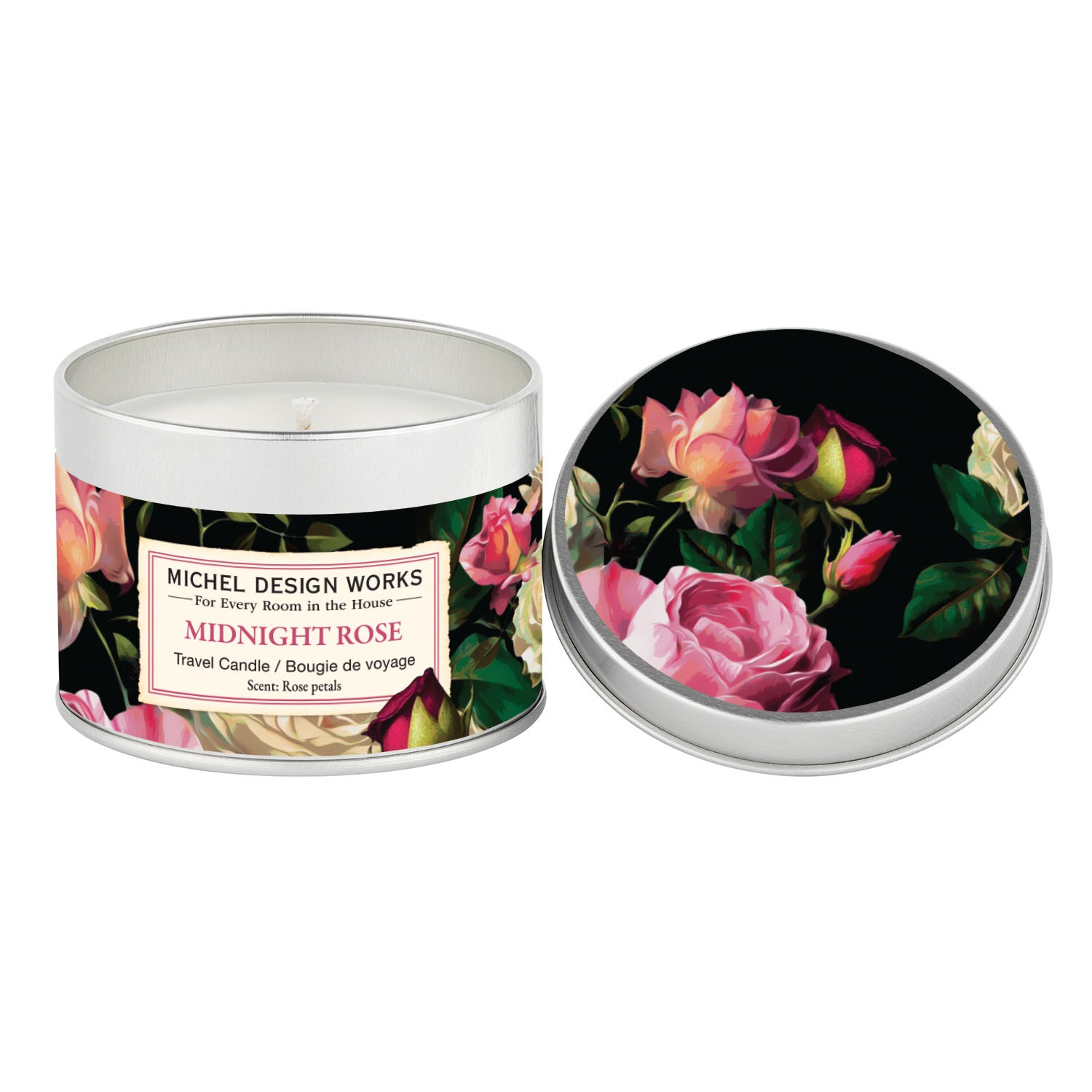 Michel Design Works MDW Midnight Rose Travel Candle