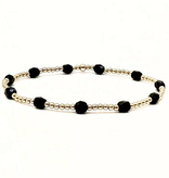 Erin Gray Black Key West Gold-Filled and Waterproof Bracelet