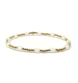 Erin Gray The Key West Bracelet in Taupe 7"