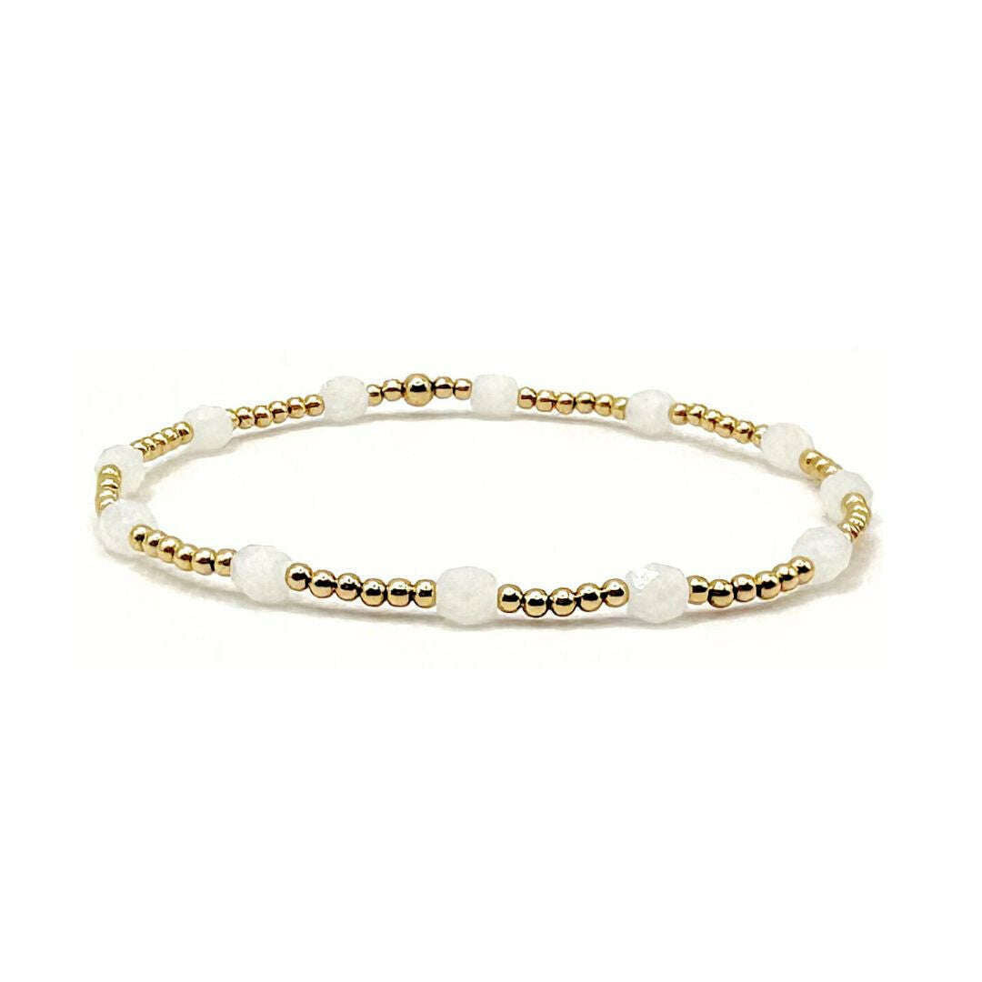 Erin Gray The Key West Bracelet in Taupe 7"