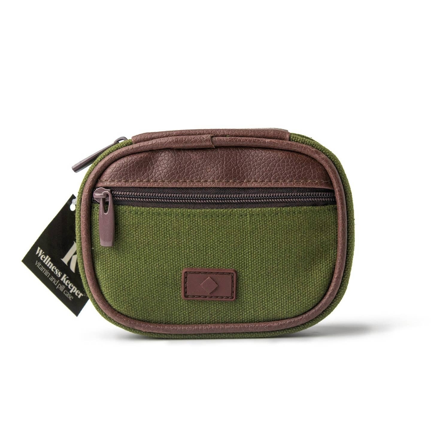 Fashion Smart Fashion Smart Men's Pill and Vitamin Case Green