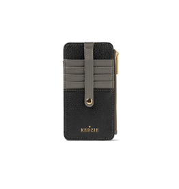 Kedzie Kedzie Essentials Only Zippered Wallet Black