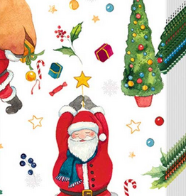 Boston International Pocket Tissues Pack of 10 Santas Look Christmas