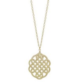 Meghan Browne Style NECK: DICE GOLD