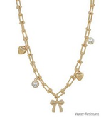 Meghan Browne Style NECK: EVAN GOLD PEARL