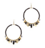 Meghan Browne Style EAR: OLIVE BLACK DIAMOND