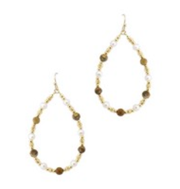 Meghan Browne Style EAR: RAP JASPER PEARL